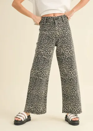 Bernadette Leopard Print Pants