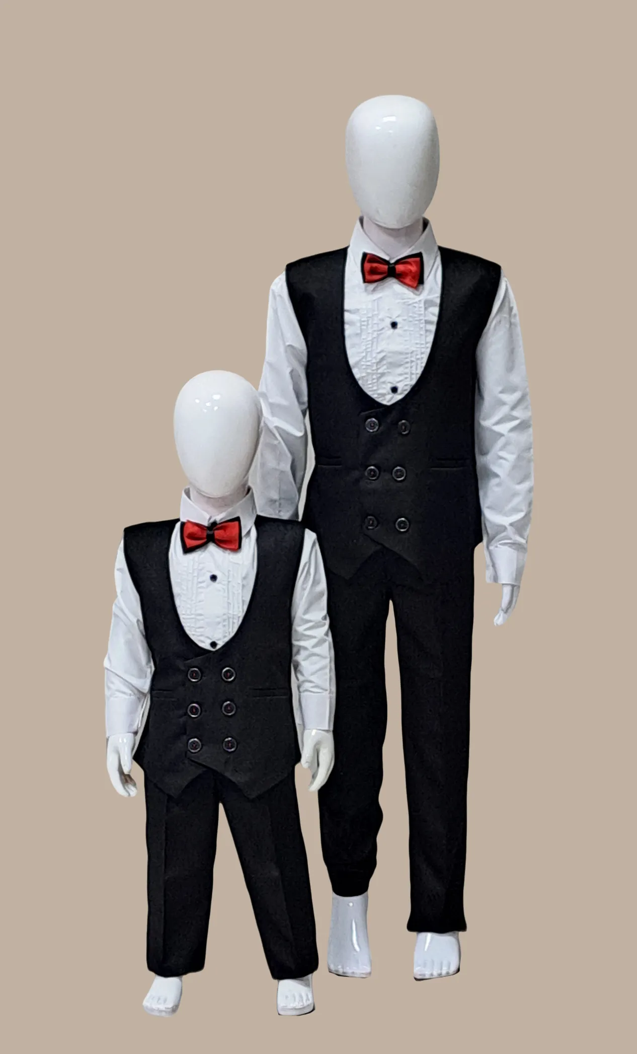 Boys Black 4 Piece Set