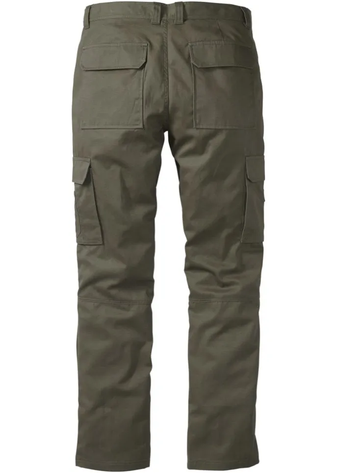 Bpc Selection Teflon Trim Straight Cargo Pants, Green