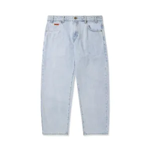 Butter Baggy Denim Jeans: Light Blue