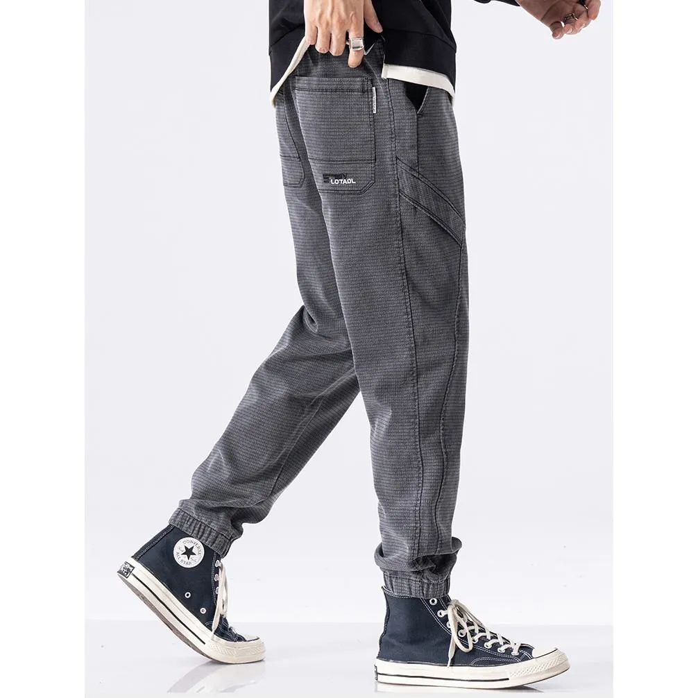 Casual Slant Pocket Tapered Pants