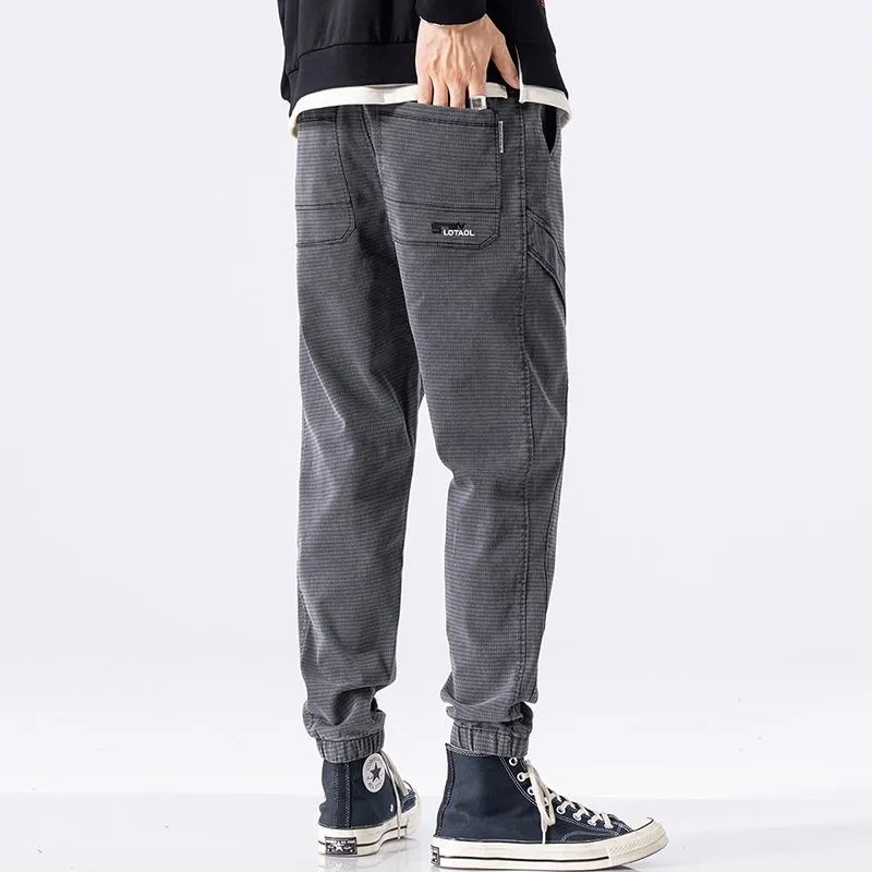 Casual Slant Pocket Tapered Pants