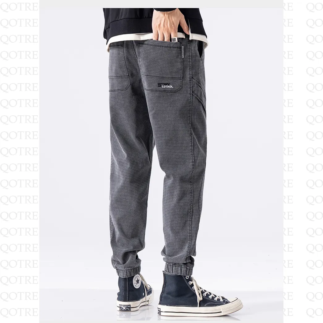 Casual Slant Pocket Tapered Pants