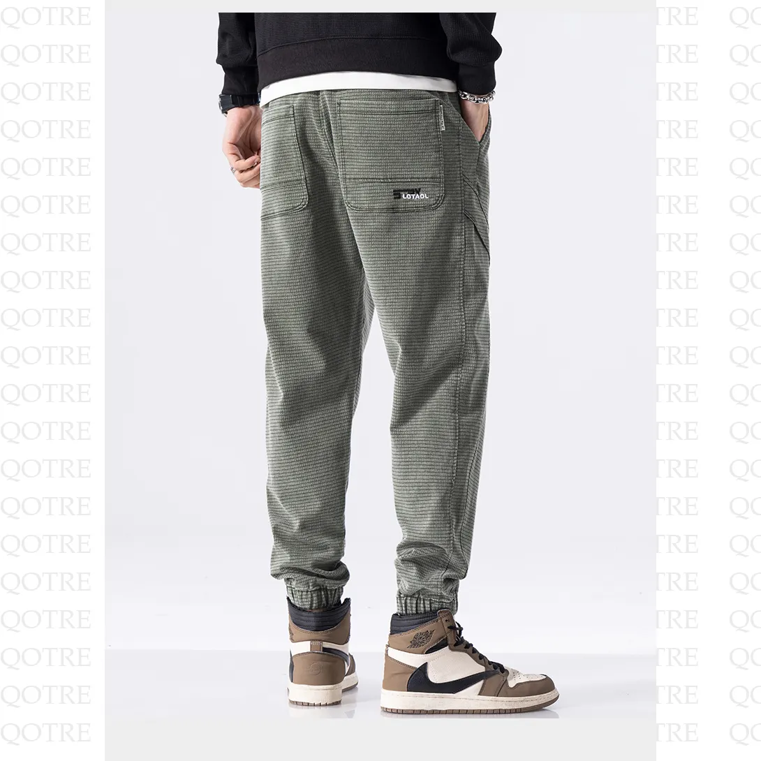 Casual Slant Pocket Tapered Pants