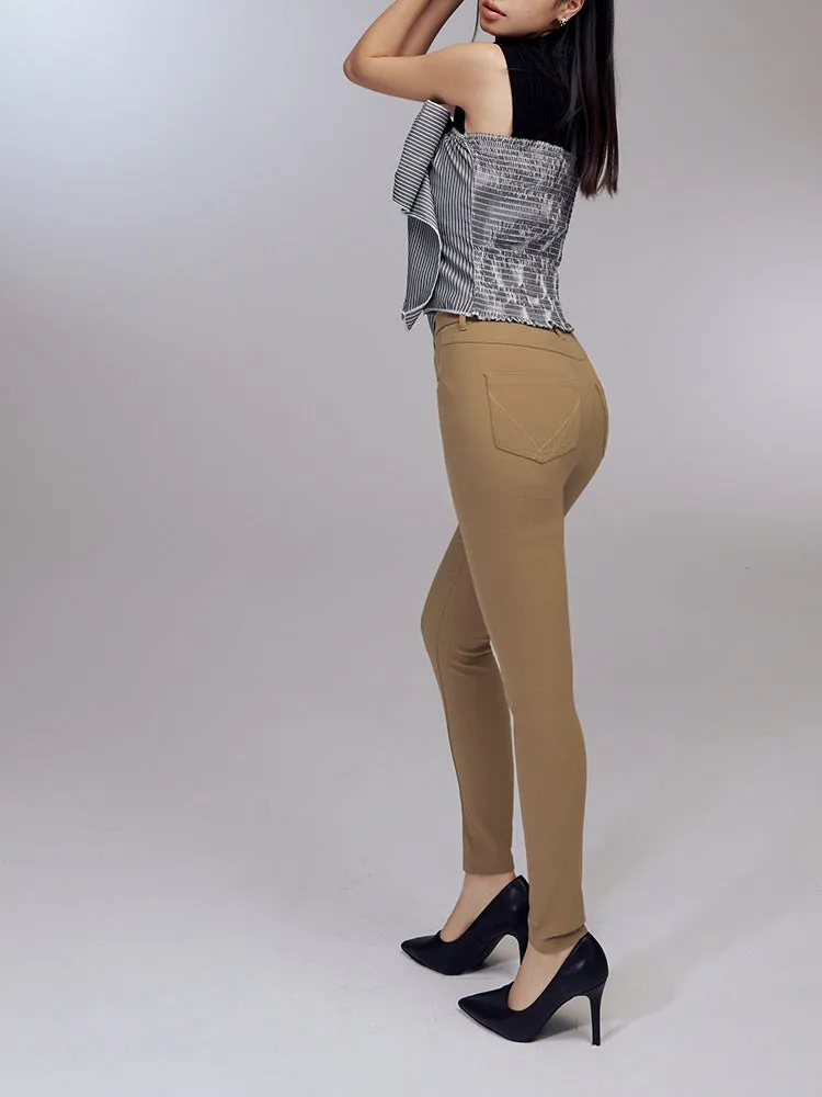 Casual Slimming Fit Skinny Long Pants