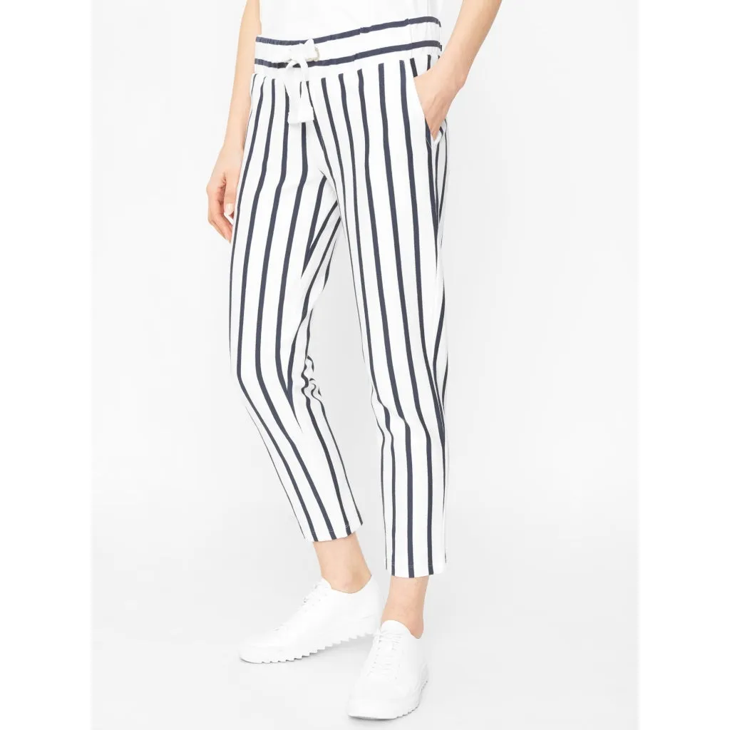 Celene Pants - Off White Stripe