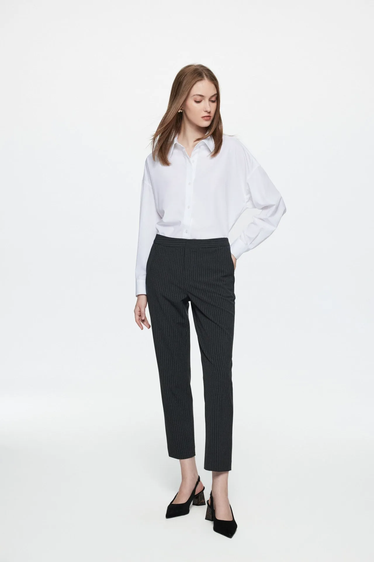 Celeste Soft Touch Classic Stripe Suit Pants