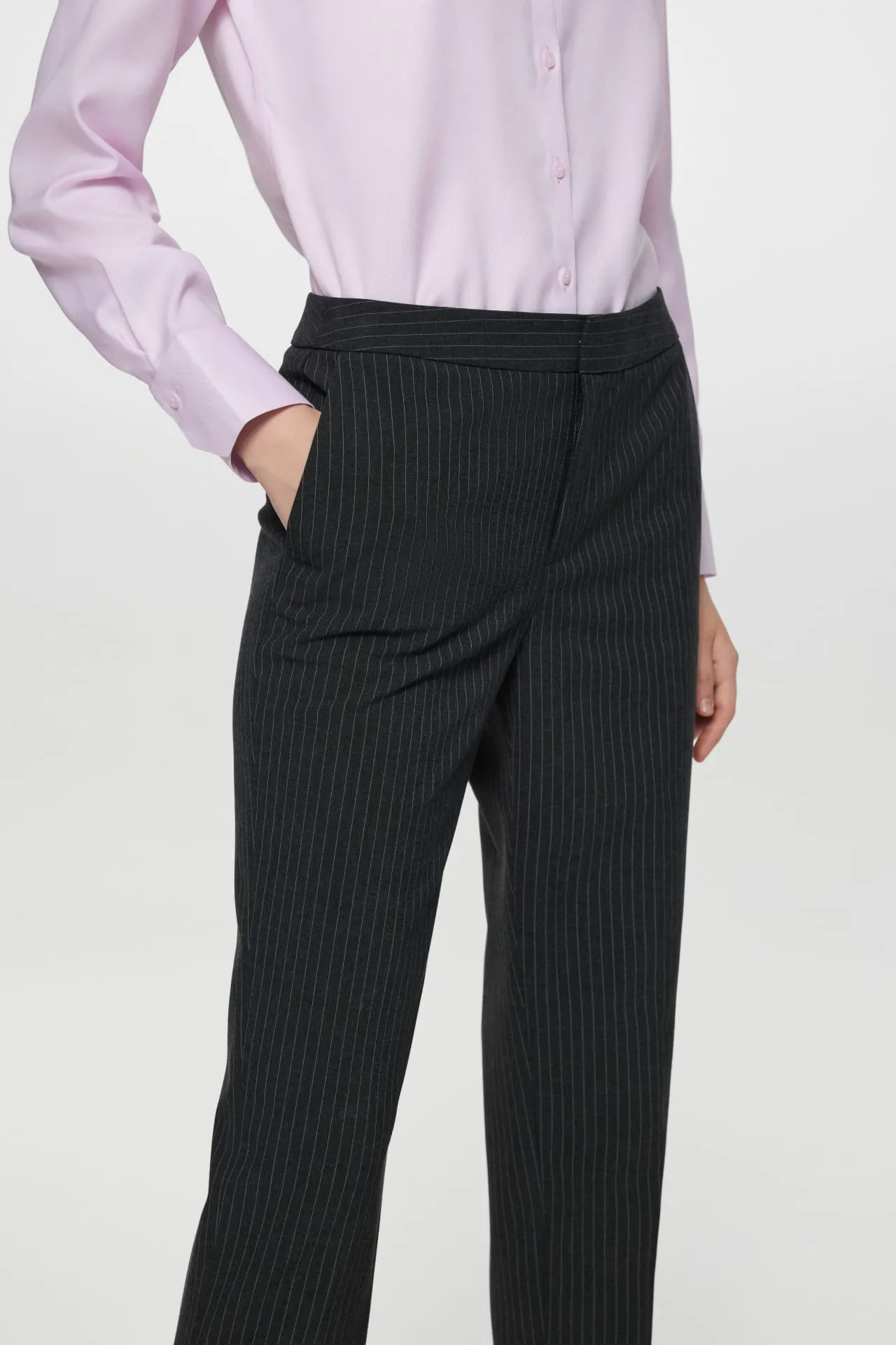 Celeste Soft Touch Classic Stripe Suit Pants