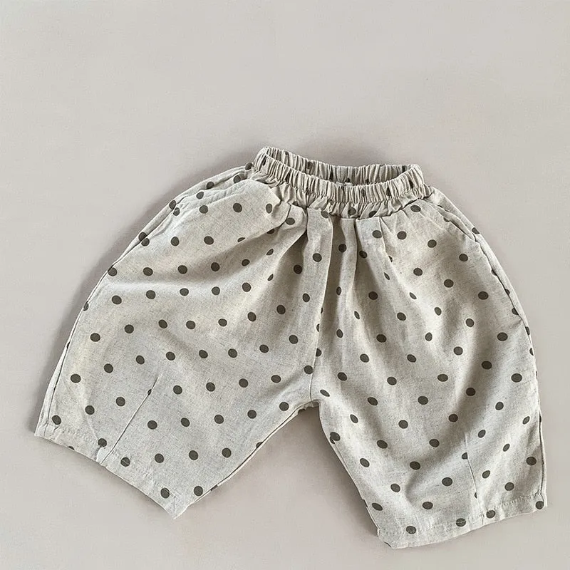 Children's Polka Dot Harem Pants