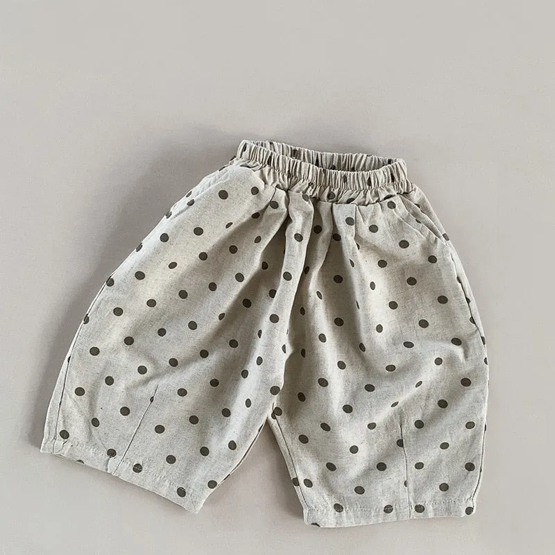 Children's Polka Dot Harem Pants