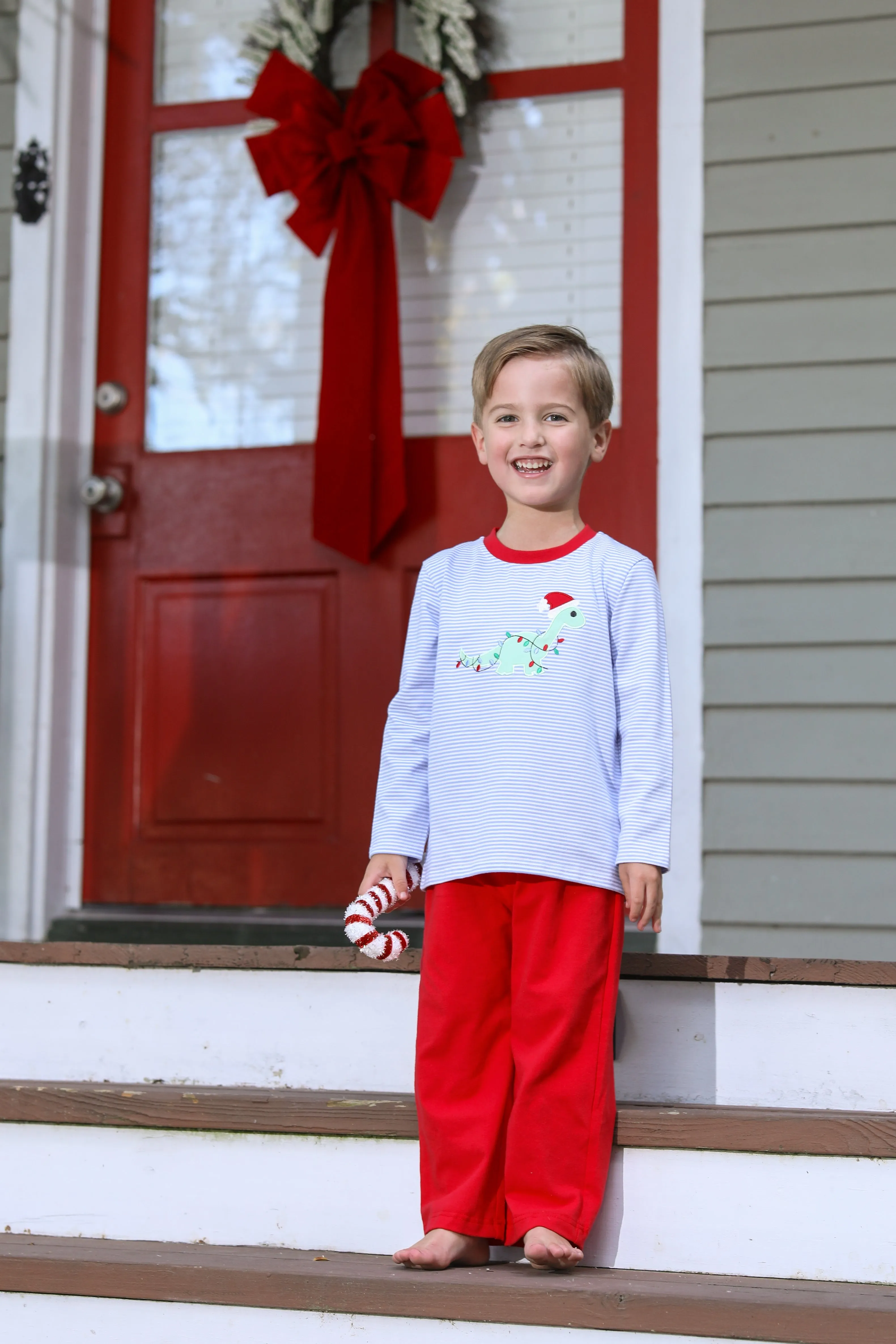 Christmas Dino Pants Set