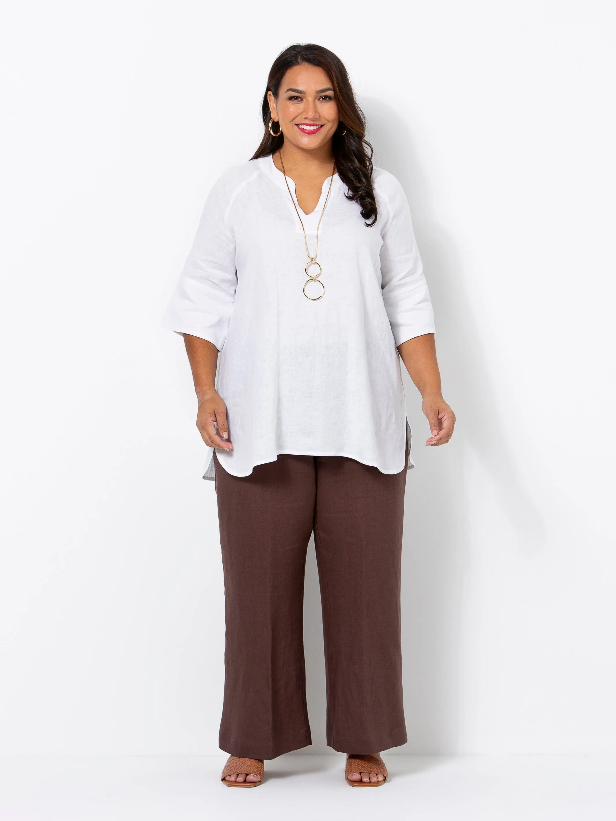 Cocoa Linen Pant