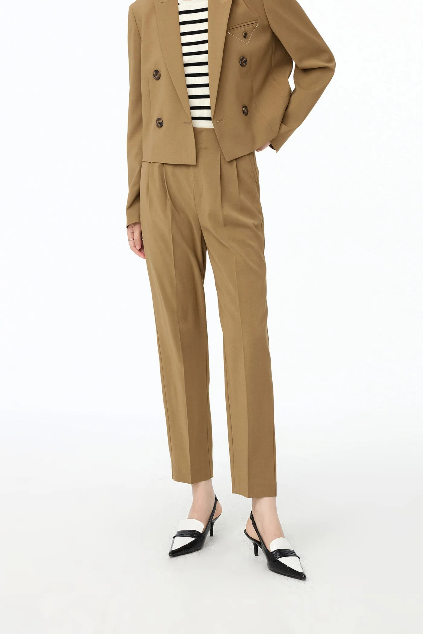 Comfy Nine-Point Suit Pants