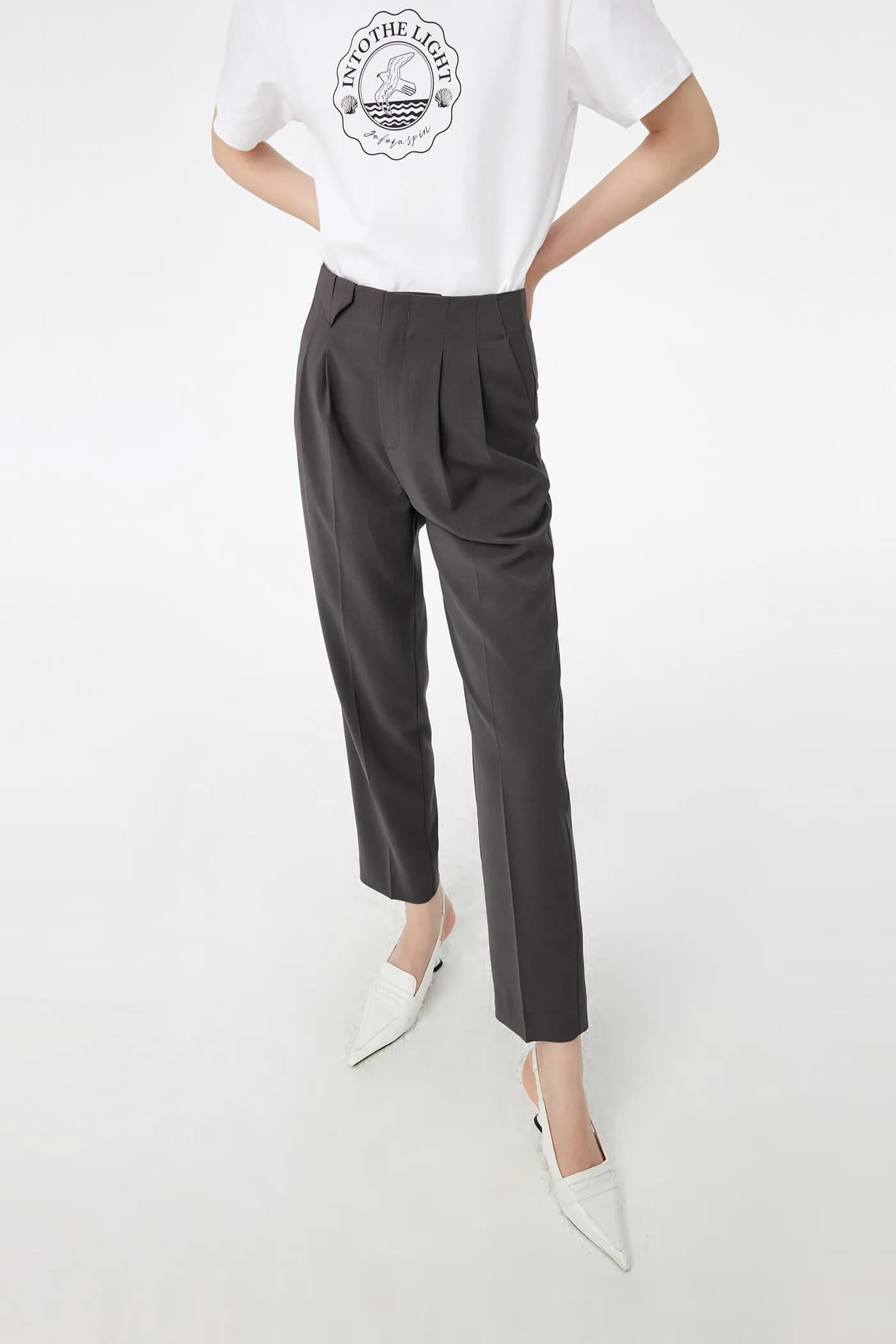 Comfy Nine-Point Suit Pants