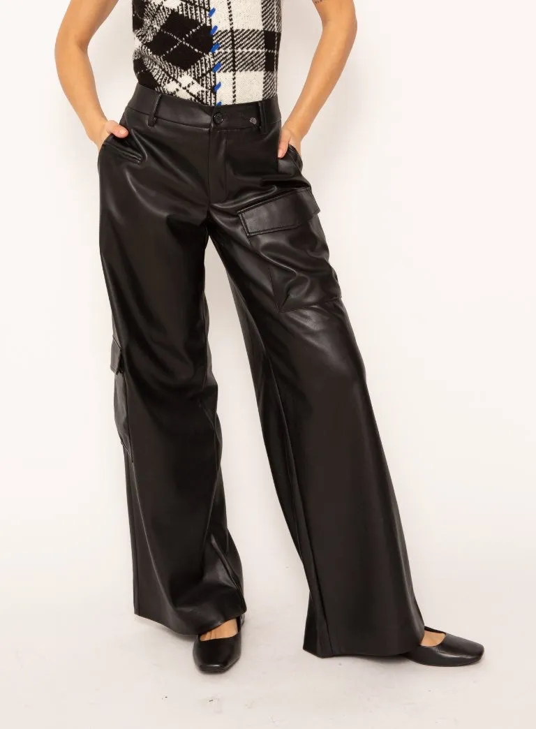 CPW Arden Vegan Leather Cargo Pants