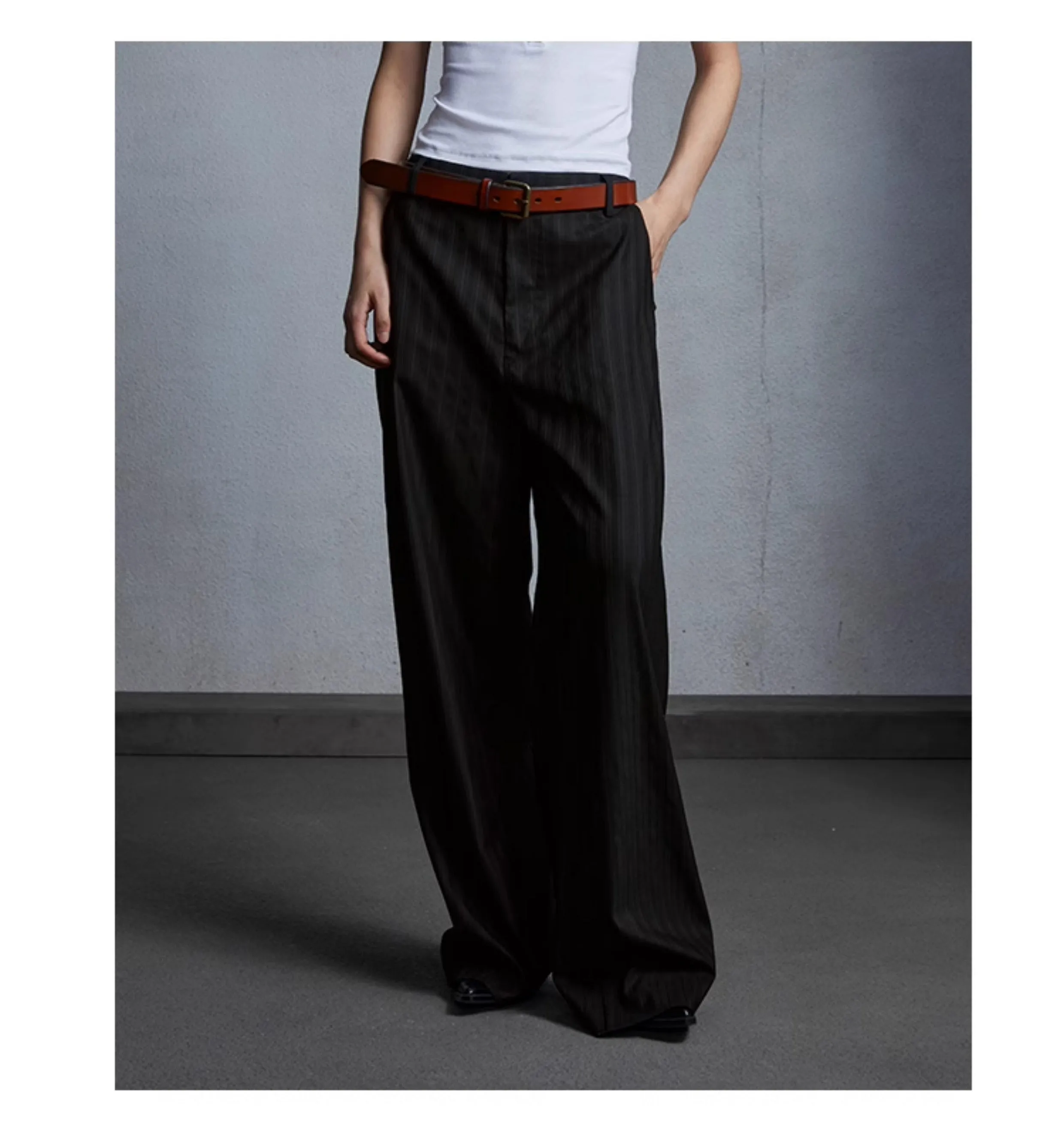 Draped Casual Pants