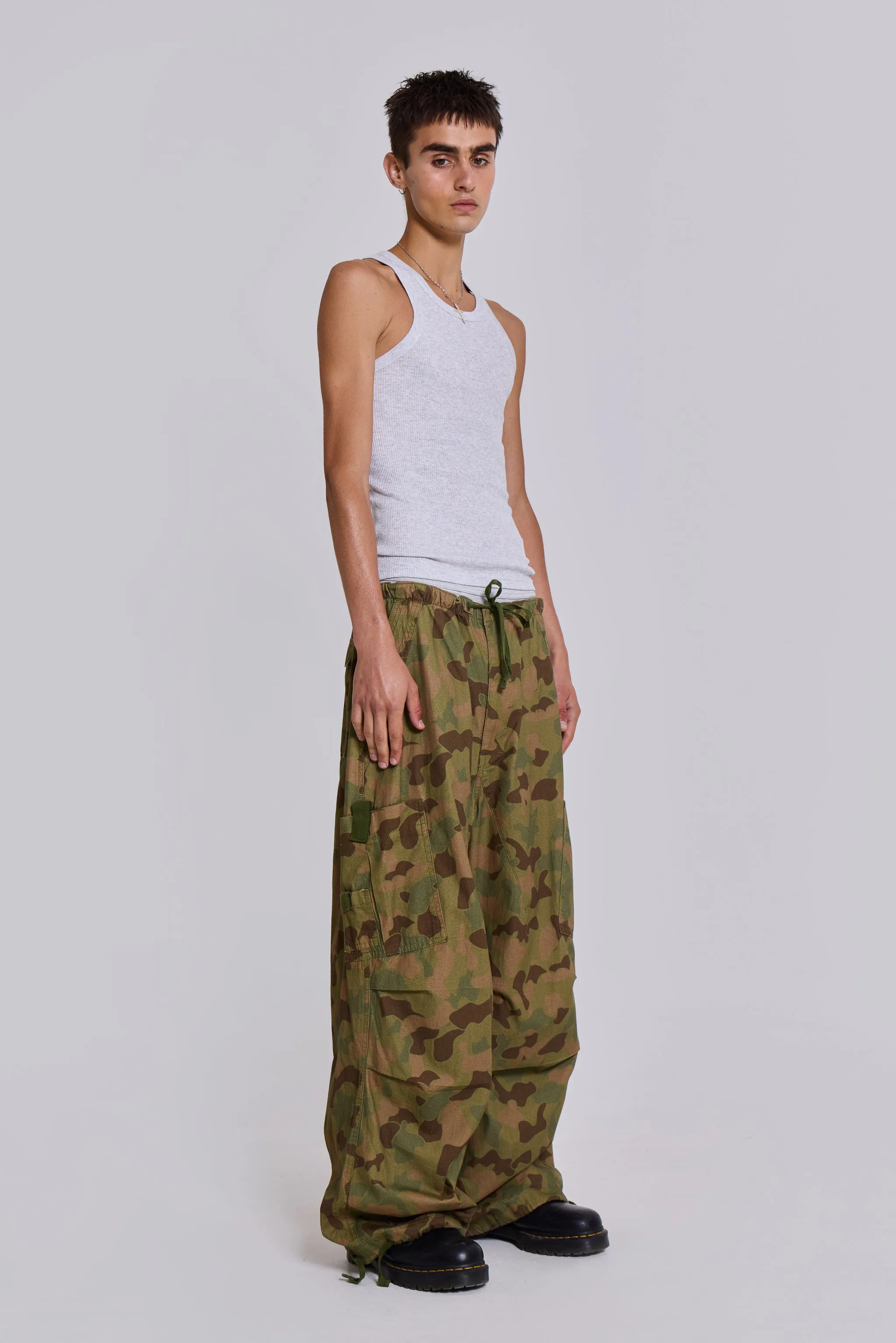 Duck Camo Parachute Pants