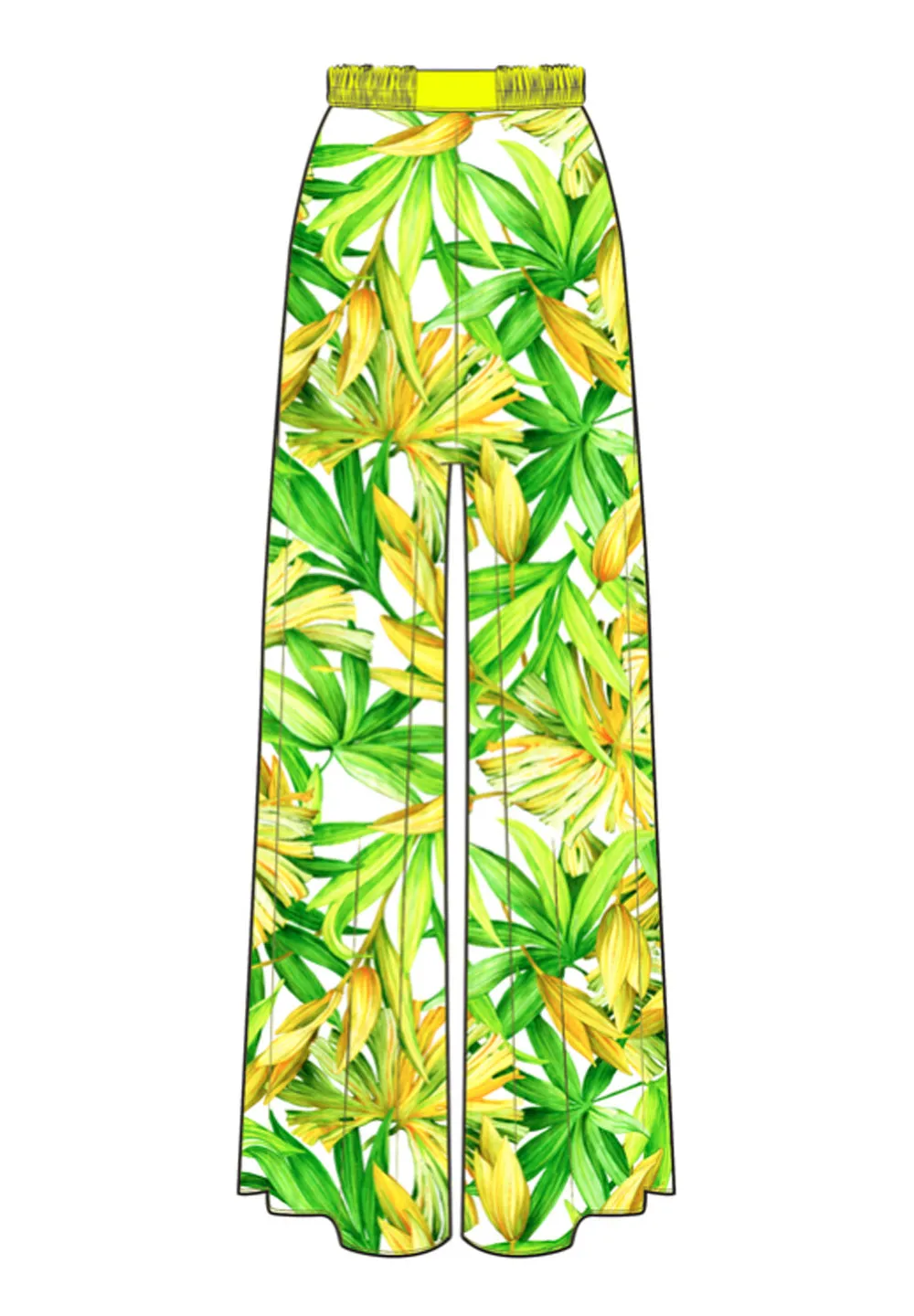 Euphoria - Secret Garden Pants (Neon Yellow)