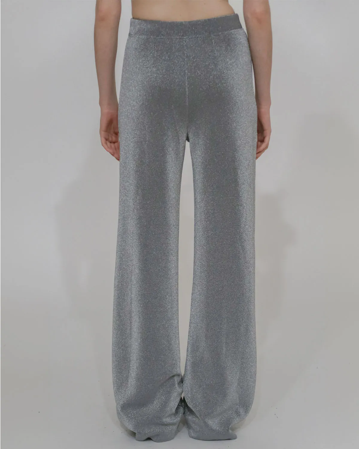 FITTED STRAIGHT PULL-ON PANT - LUREX