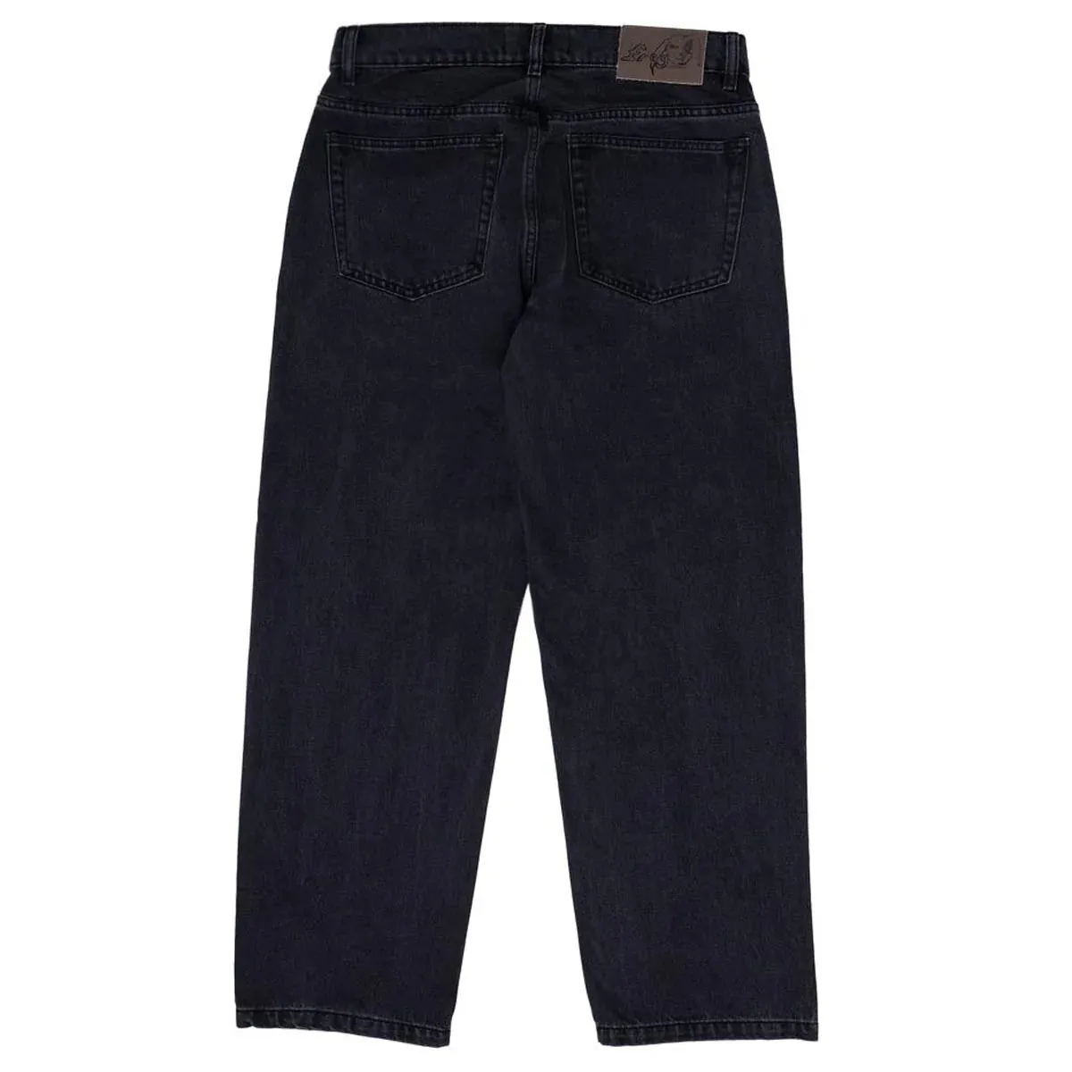 Frog Five Pocket Denim Pants: Washed Black