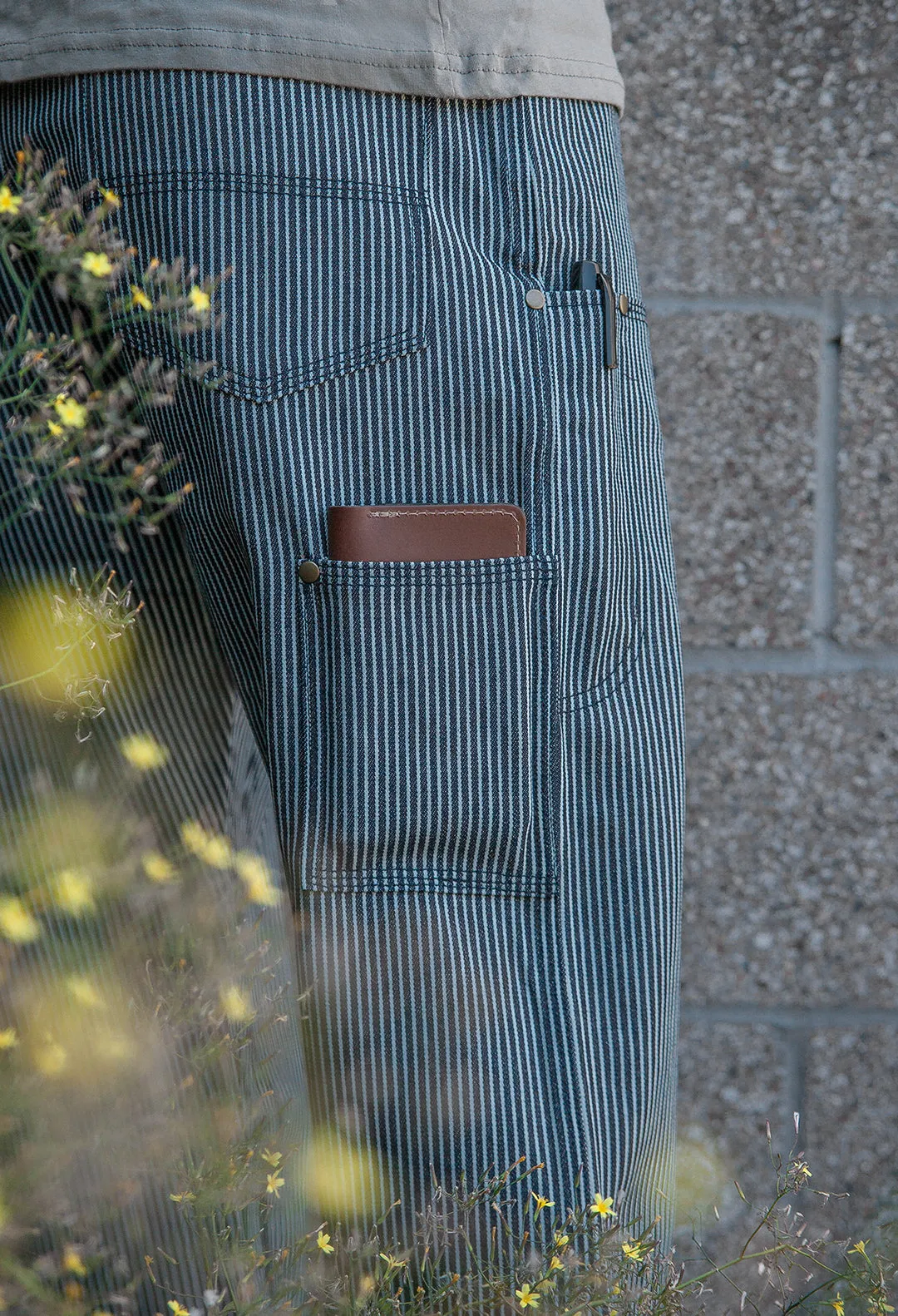 GN.01 Fitted Work Pant - Hickory Stripe