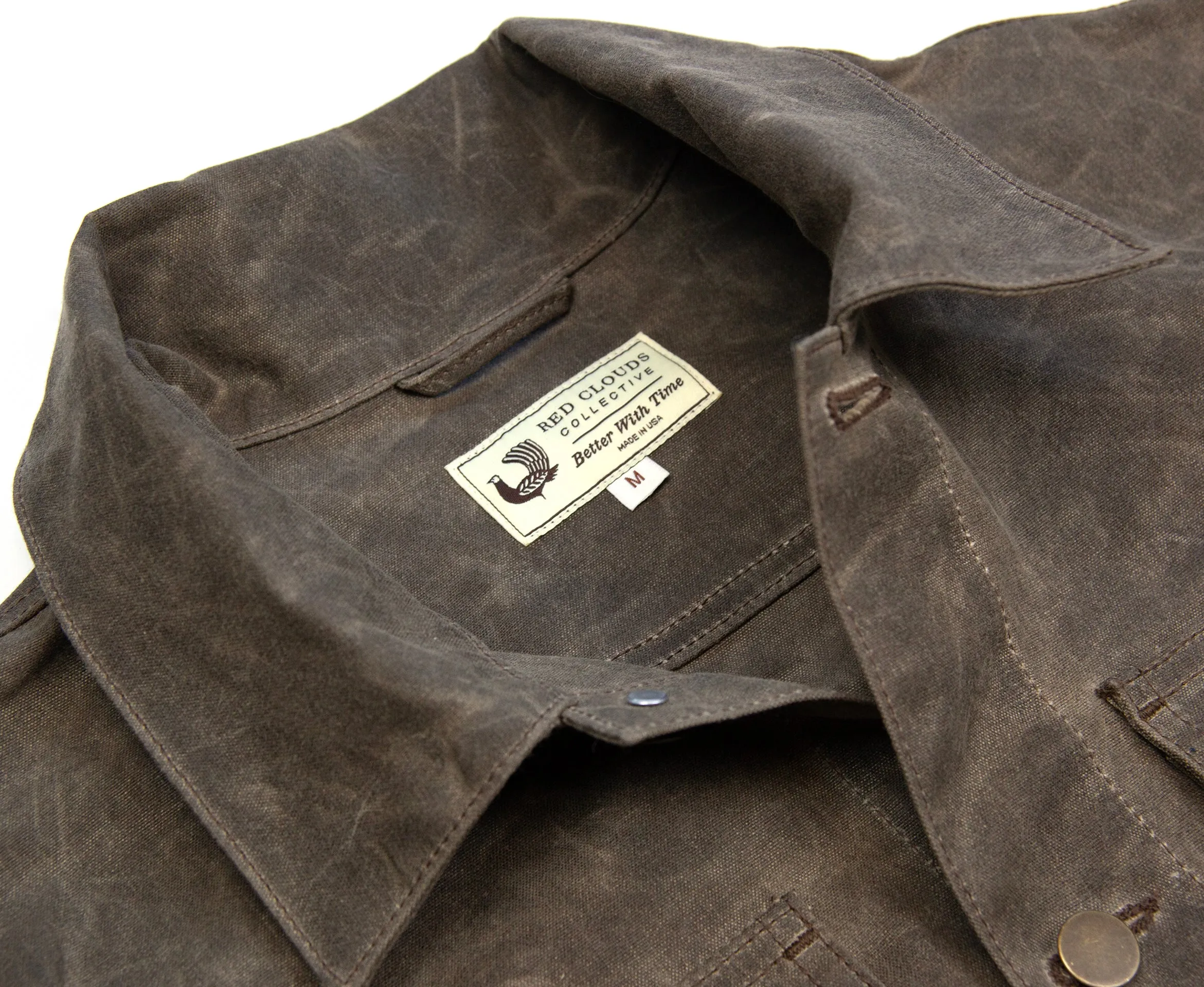 Great Northern Waxed Canvas Chore Coat - Havana