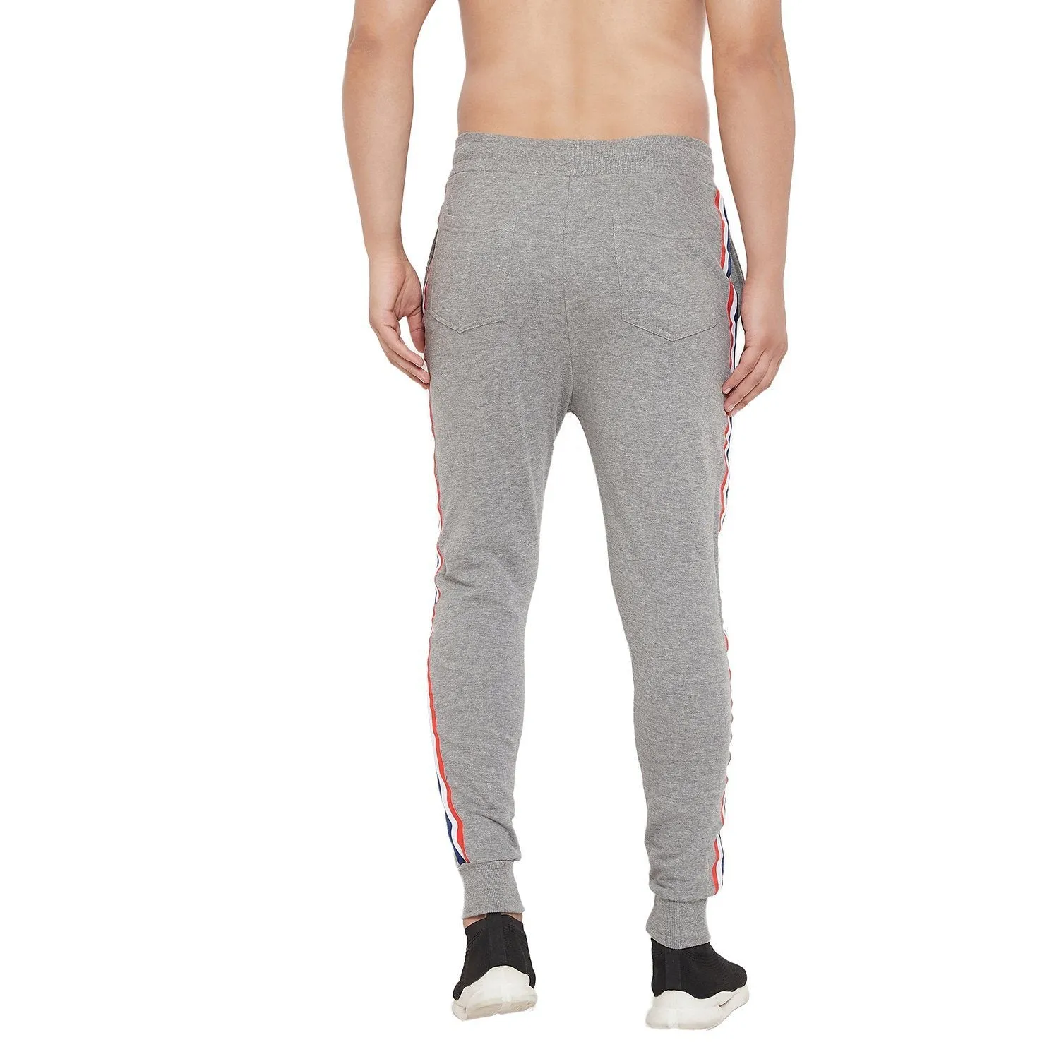 Heather Grey Taped Sweatpants