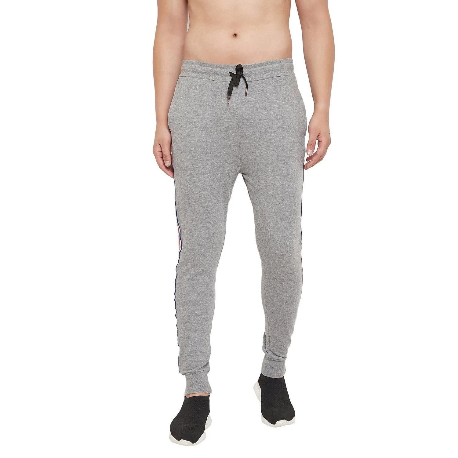 Heather Grey Taped Sweatpants