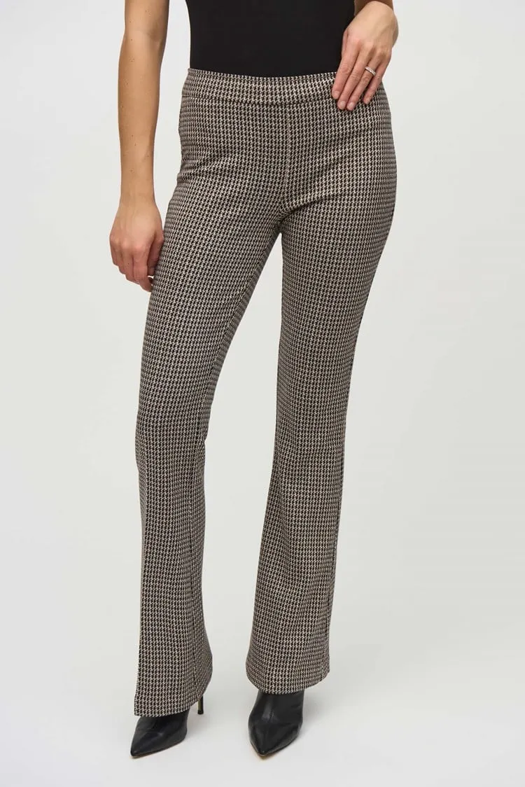 Houndstooth Flared Pants