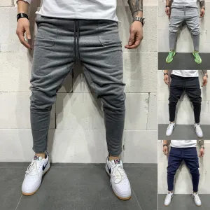 Jogging pants pocket casual pants