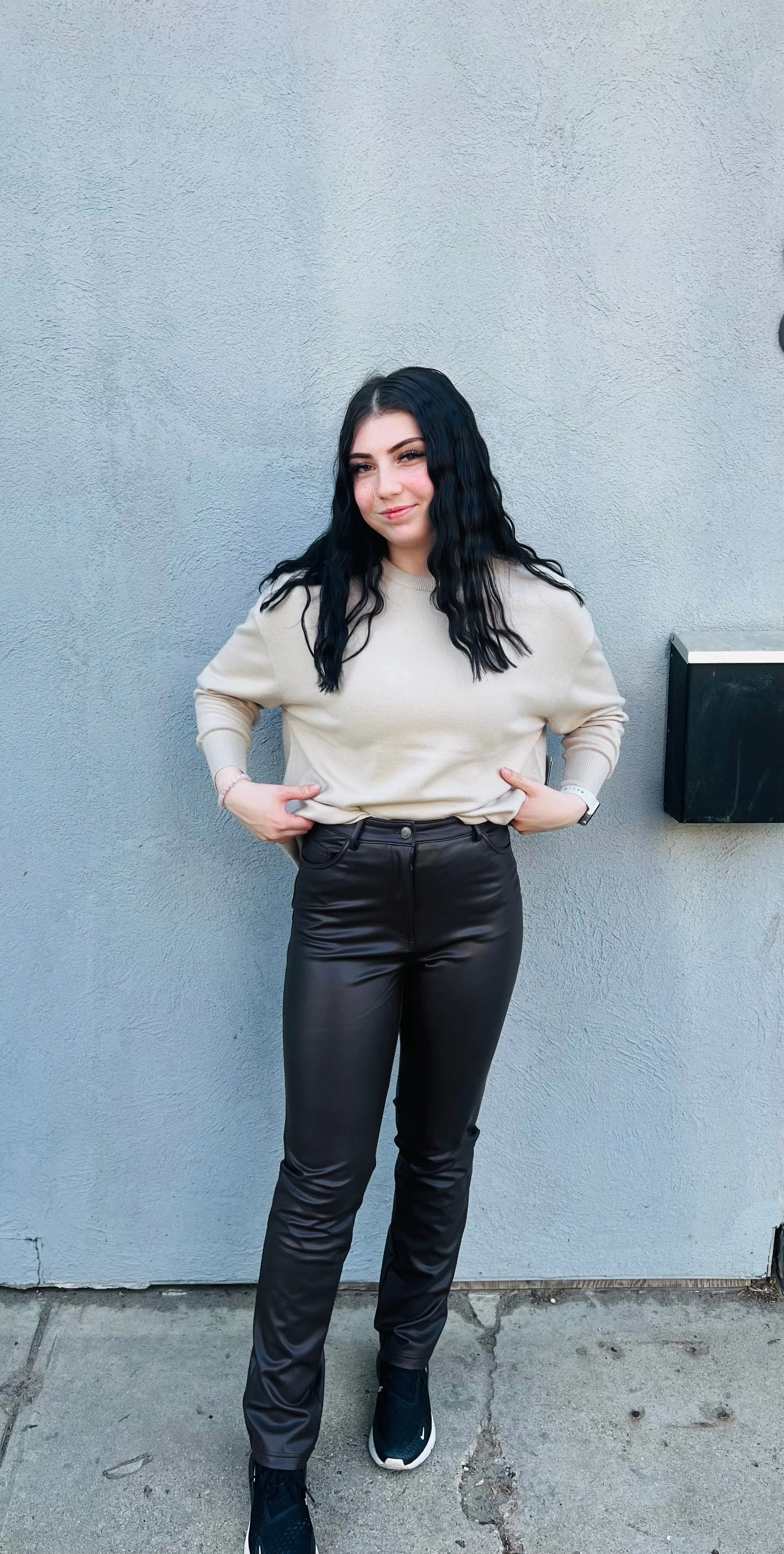 KENNEDY VEGAN LEATHER PANT