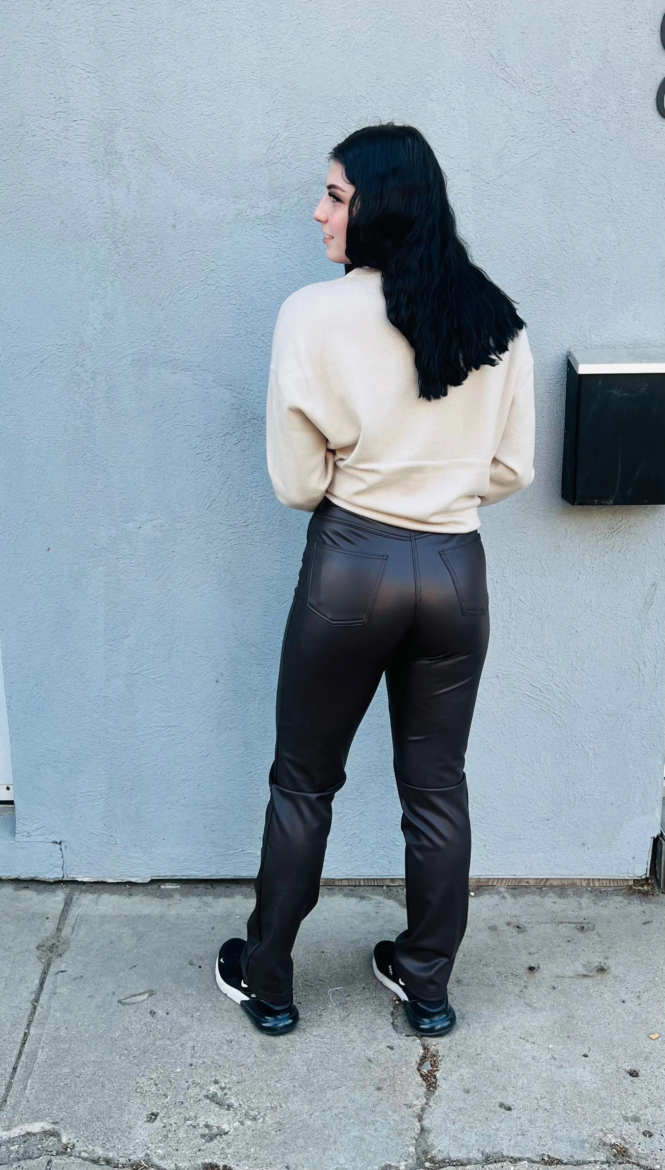 KENNEDY VEGAN LEATHER PANT