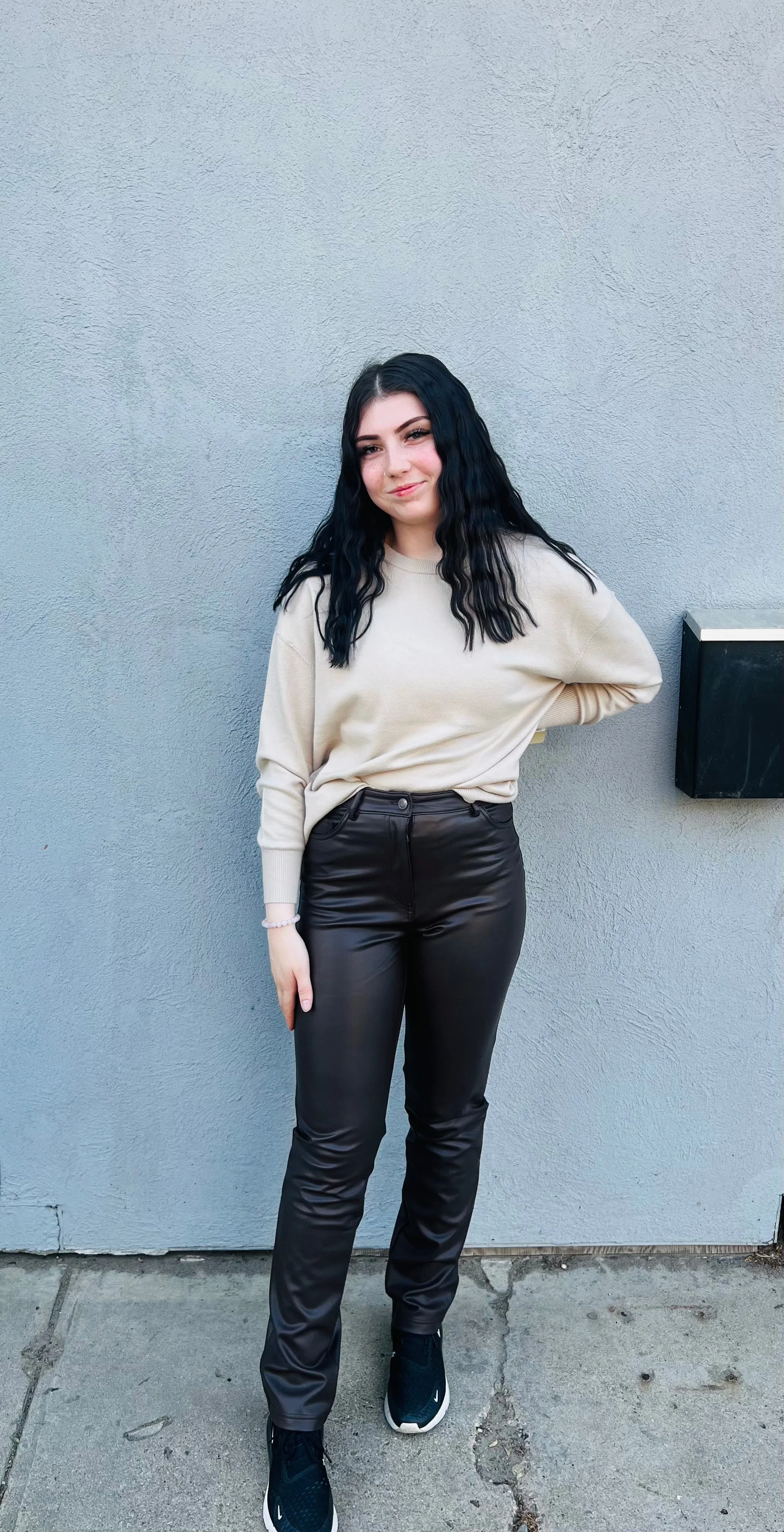 KENNEDY VEGAN LEATHER PANT