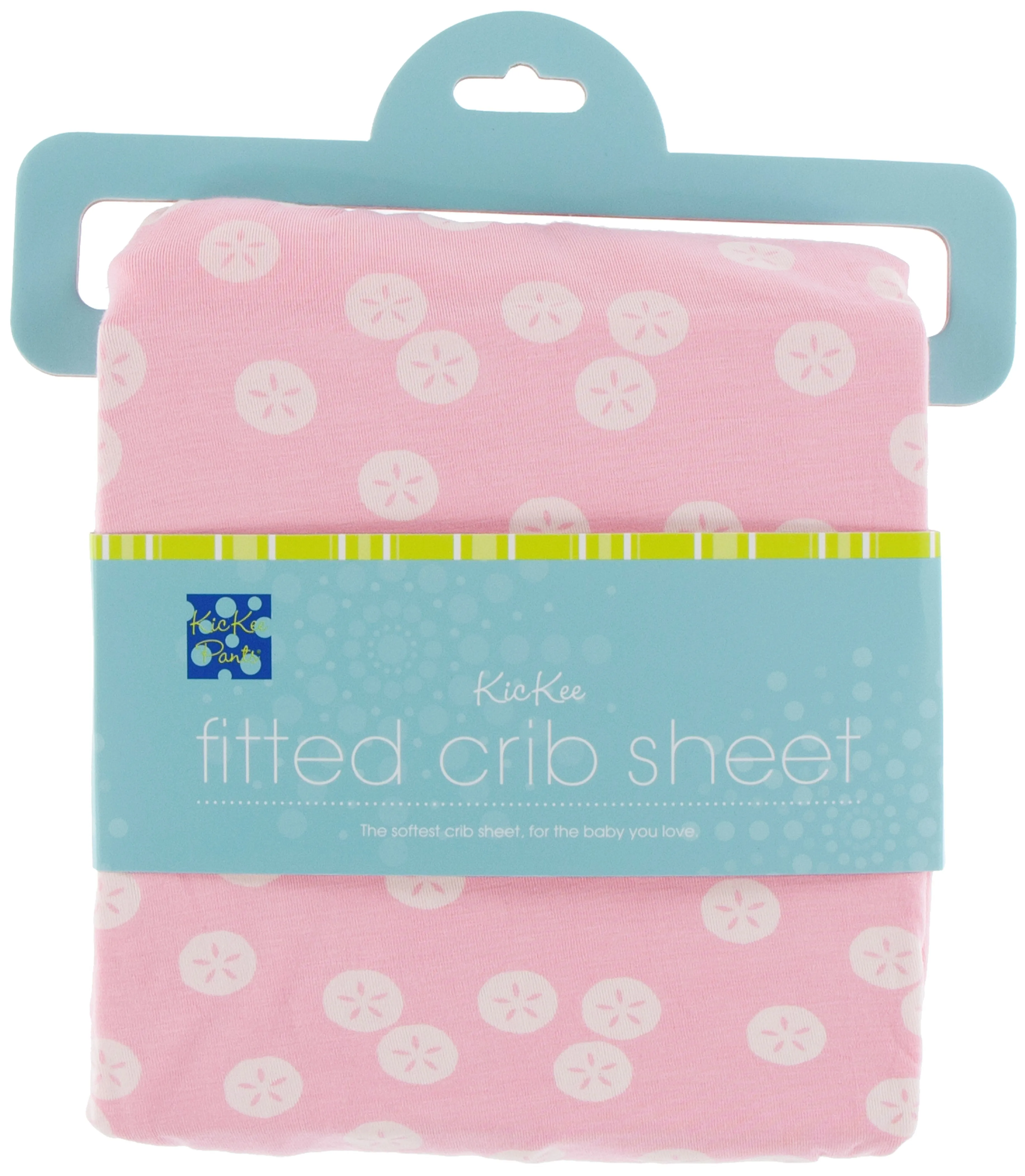 KicKee Pants Lotus Sand Dollar Fitted Crib Sheet