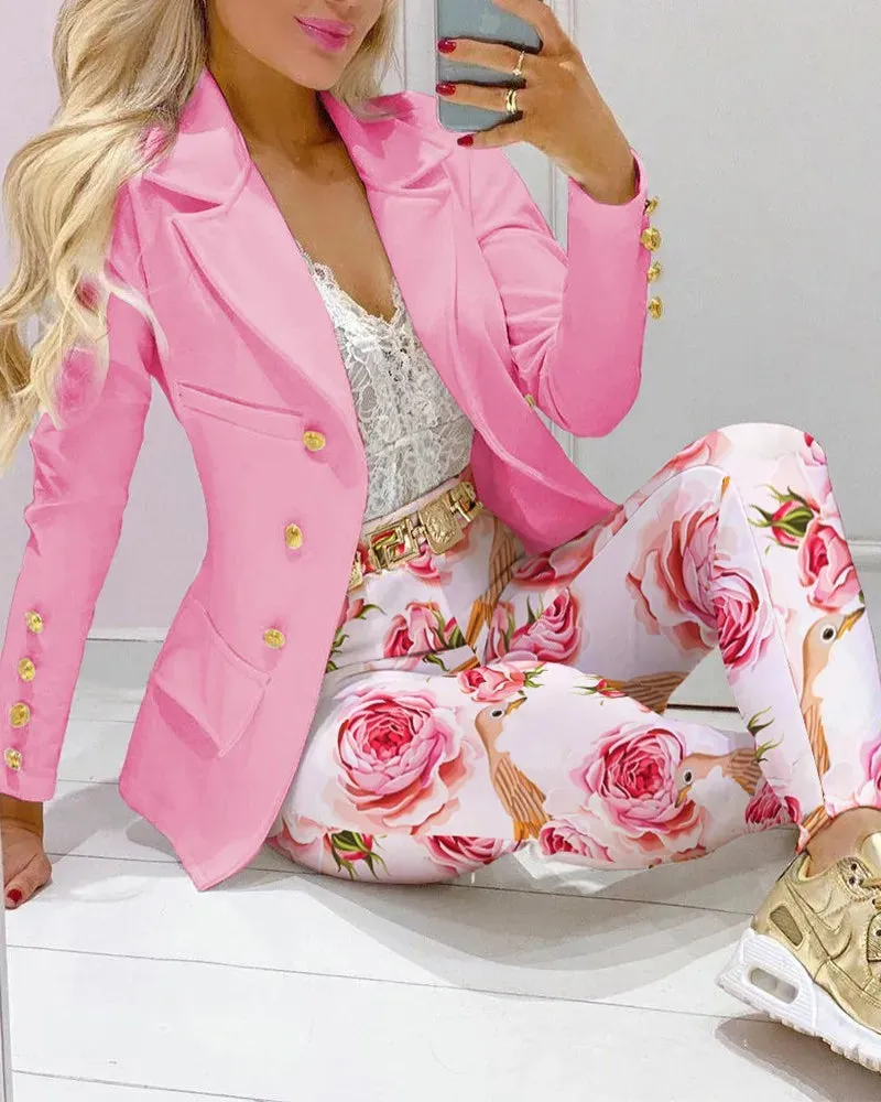 Lady Bespoke Formal Pants Suit