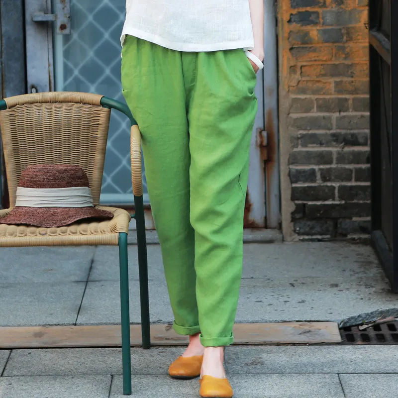 Linen Pants Summer  Women Pants MDYP9766