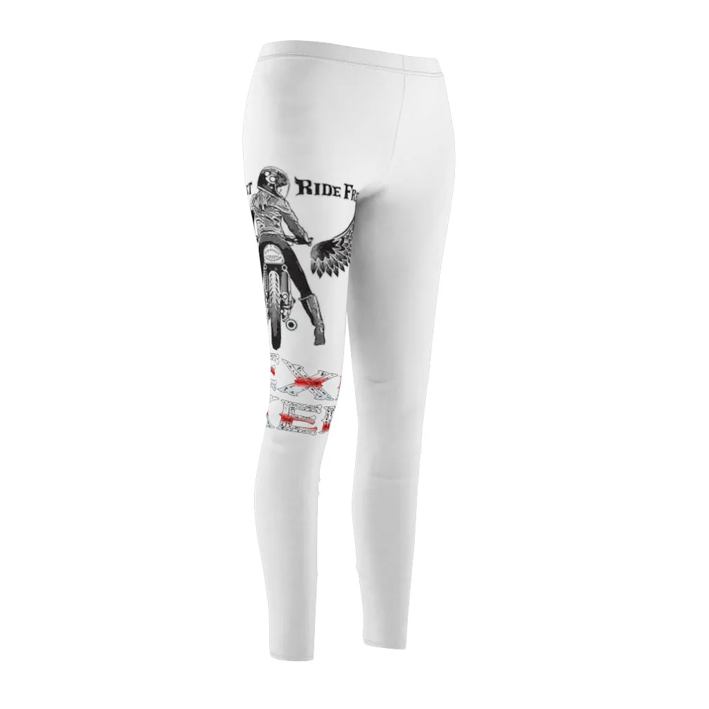 LIVE FAST RIDE FREE Leggings