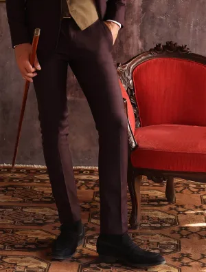 MAROON FORMAL PANTS