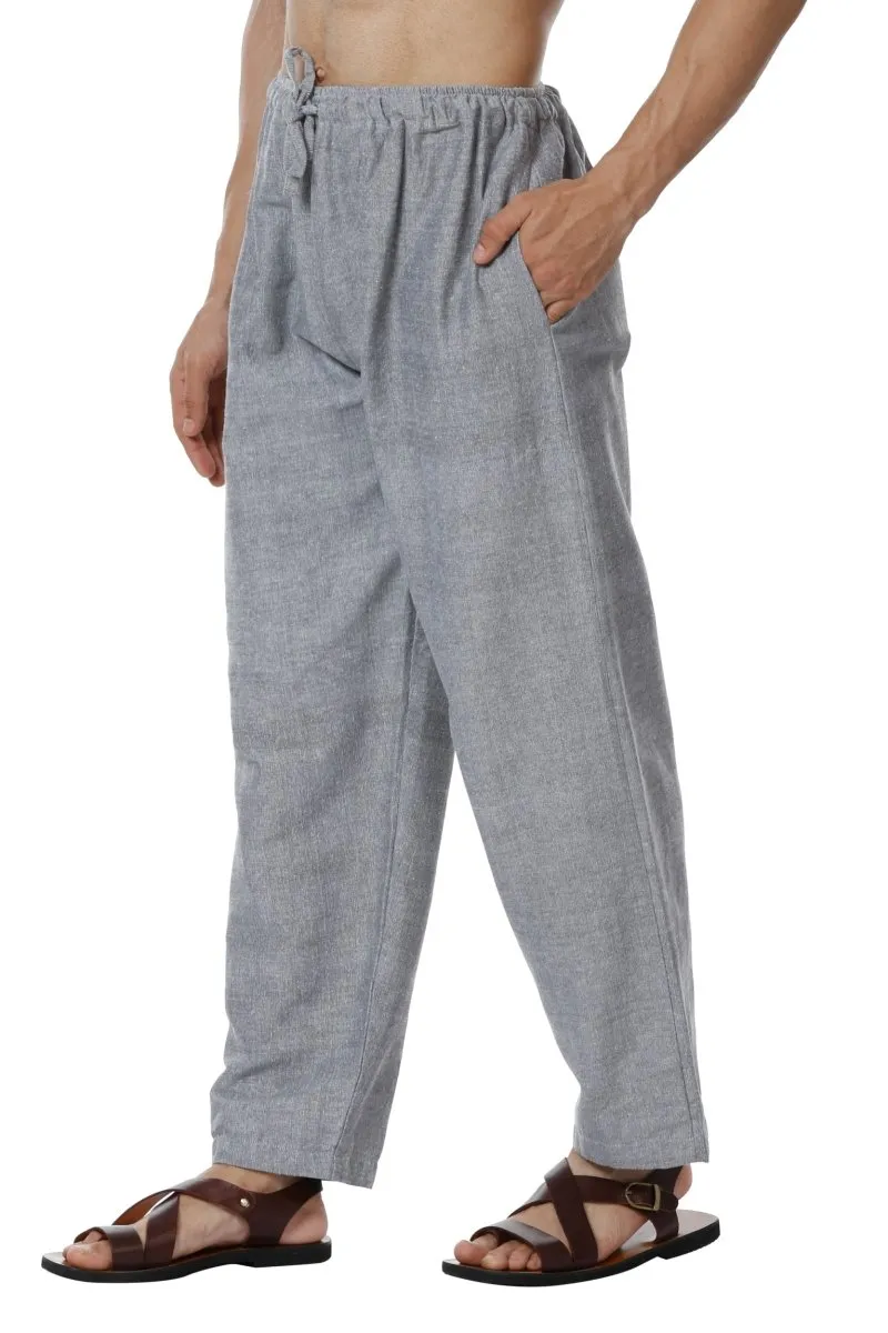 Men's Pyjama Pack of 2 | Blue and Grey | Fits Waist Sizes 28" to 36"