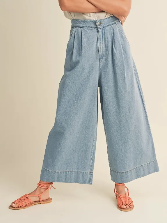 Poppy Denim Crop Pant