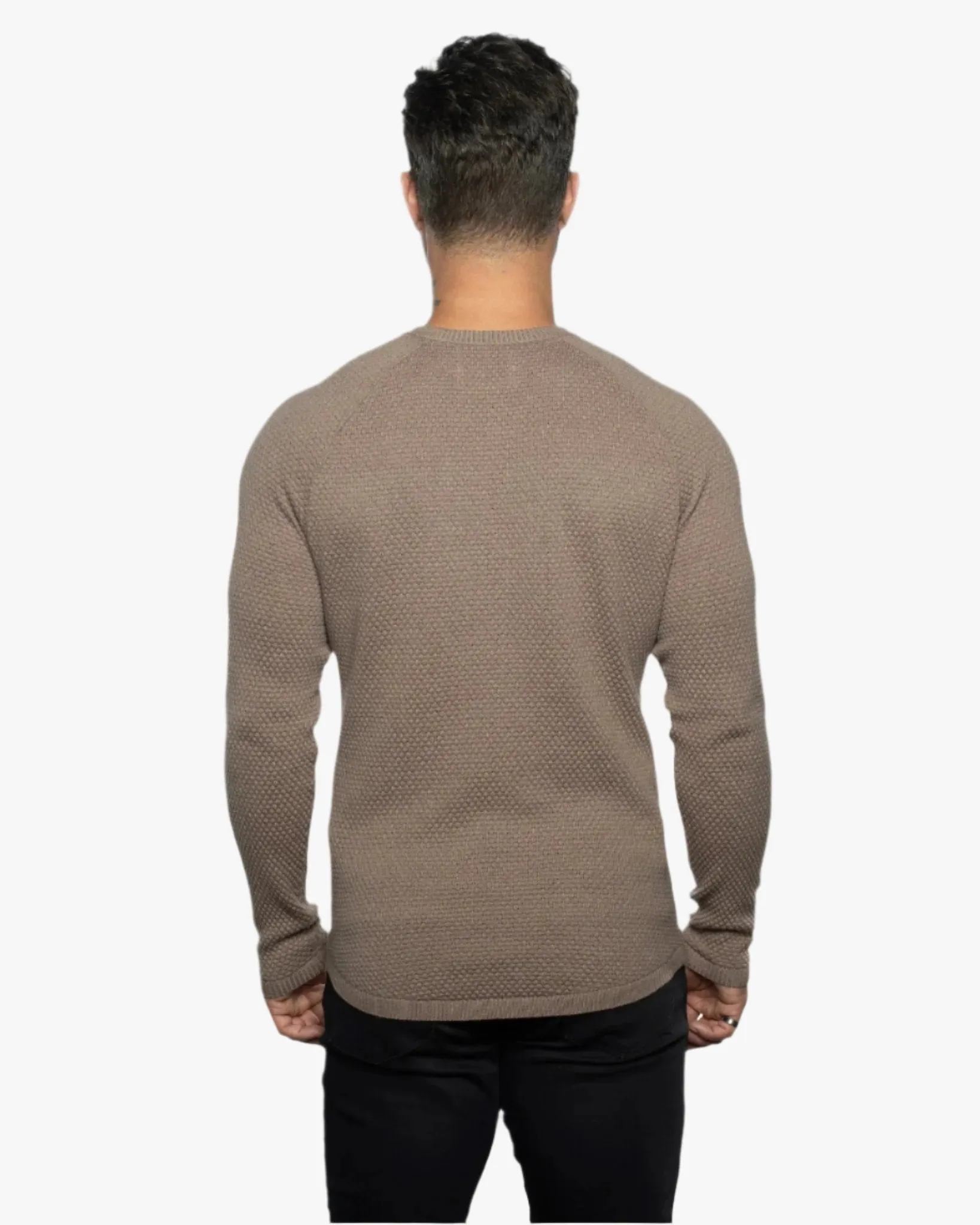 Ripley Crew Neck Cotton & Cashmere Sweater SLIM