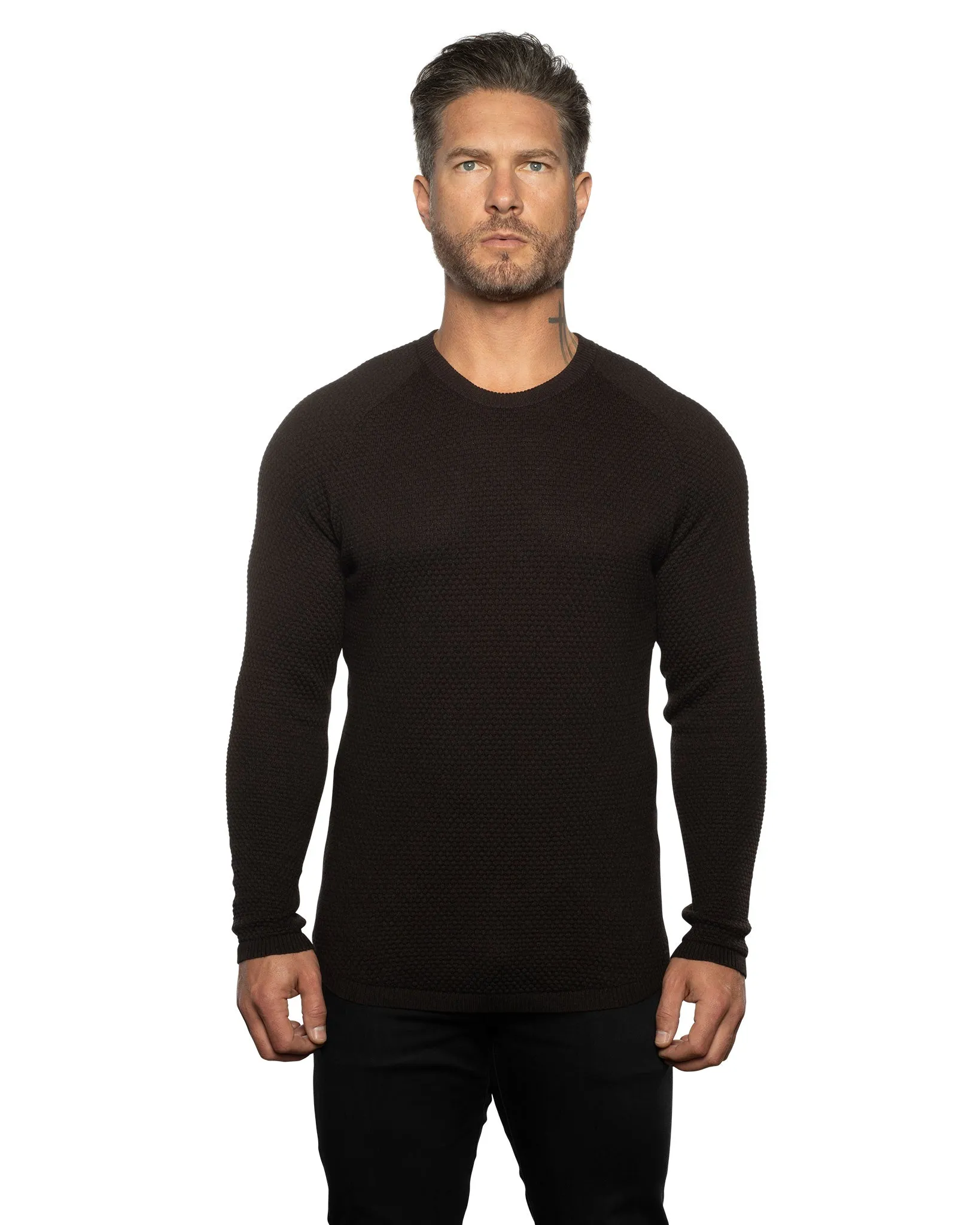 Ripley Crew Neck Cotton & Cashmere Sweater SLIM