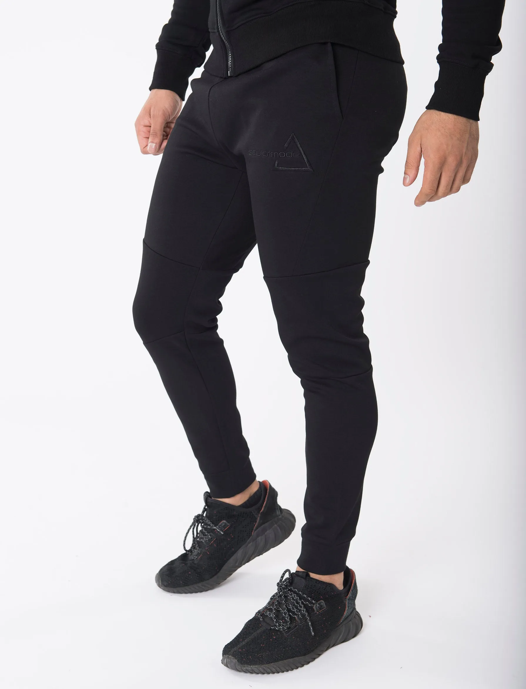 Sculpted Black Joggers