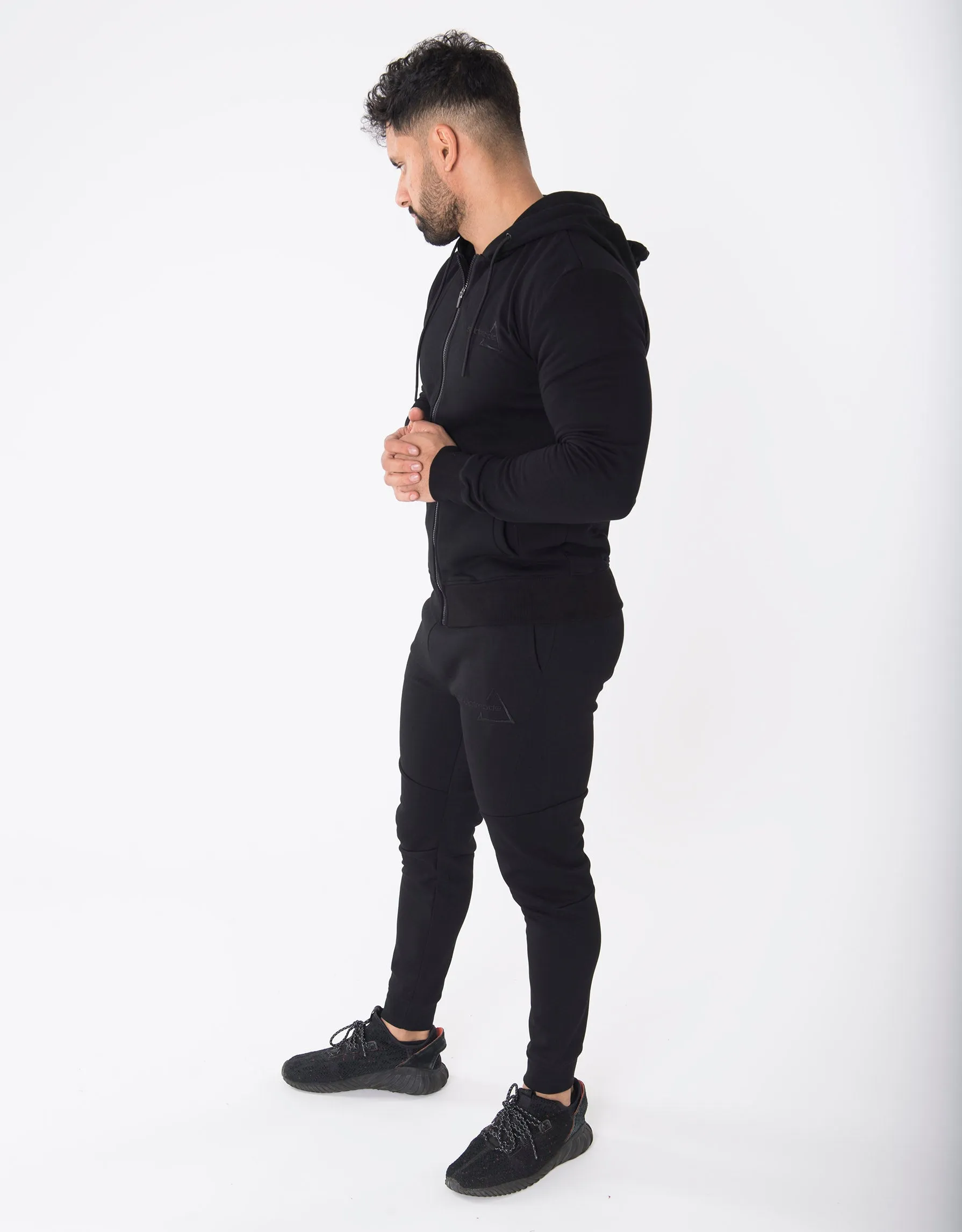 Sculpted Black Joggers