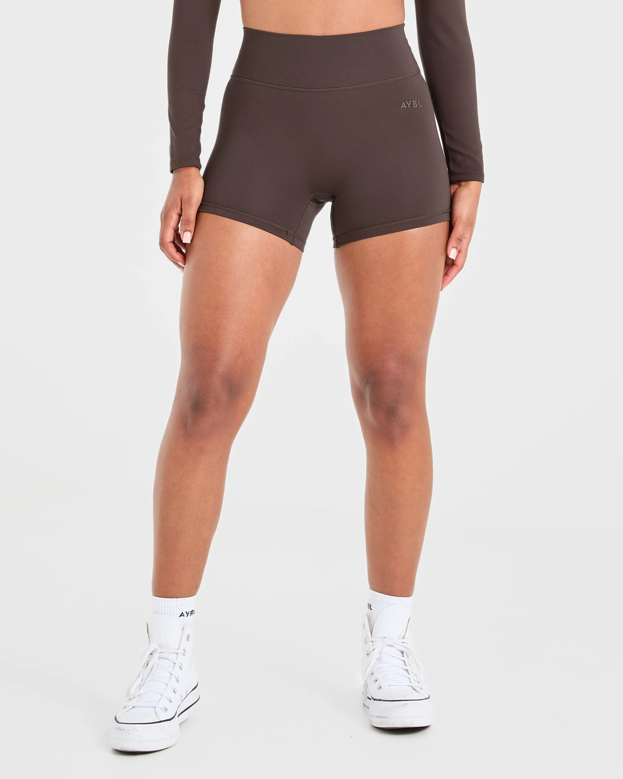 Staple Shorts - Coffee Brown