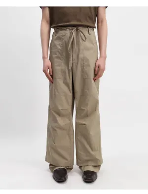 Straight Cotton Casual Pants