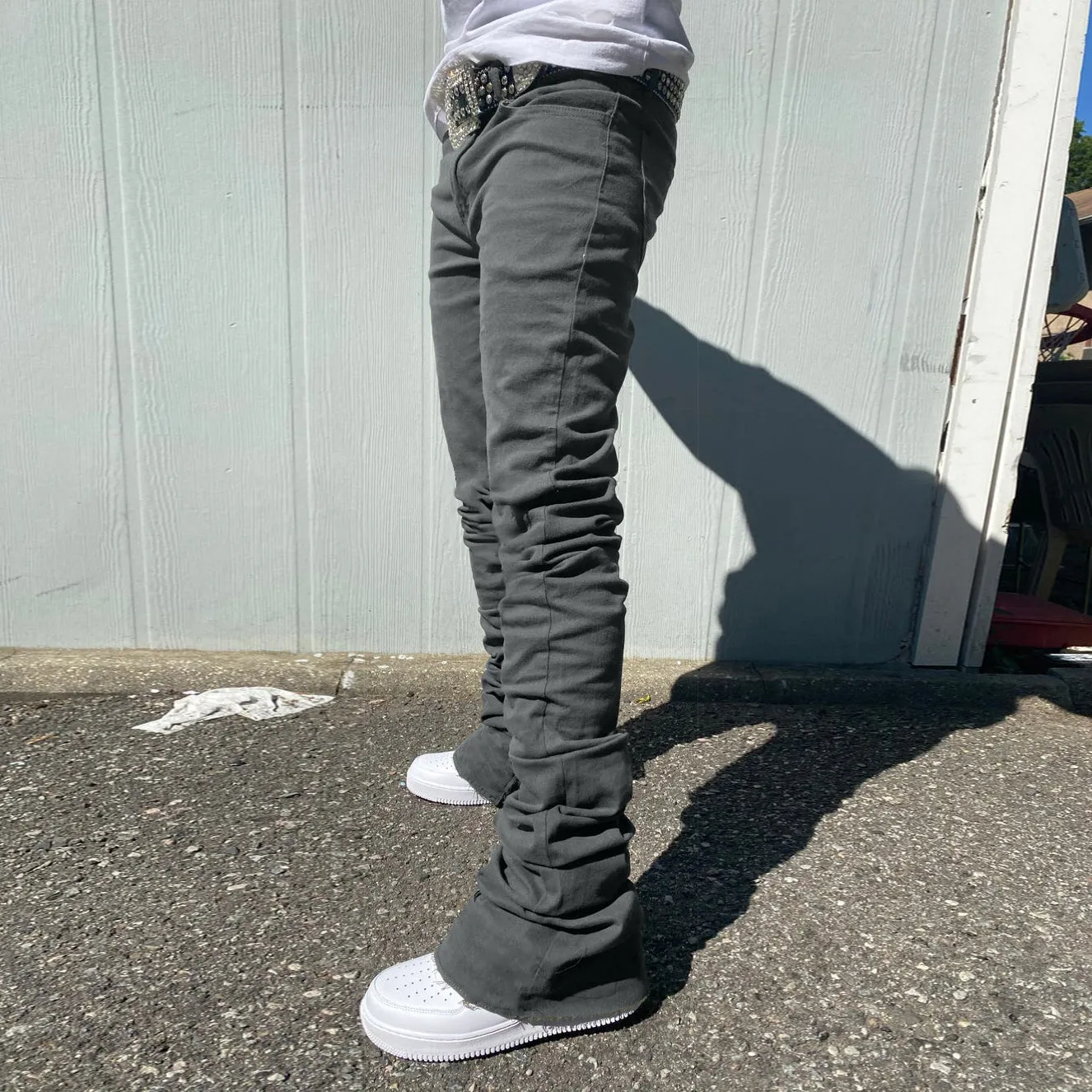 Street hip-hop fashion skinny jeans