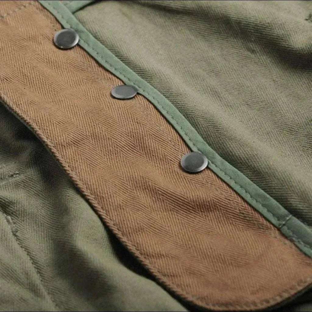 Street khaki men's jean pants