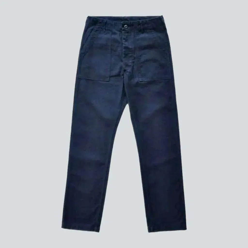 Street military men's jeans pants