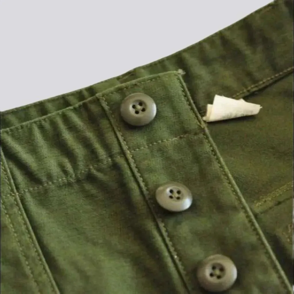 Street military men's jeans pants